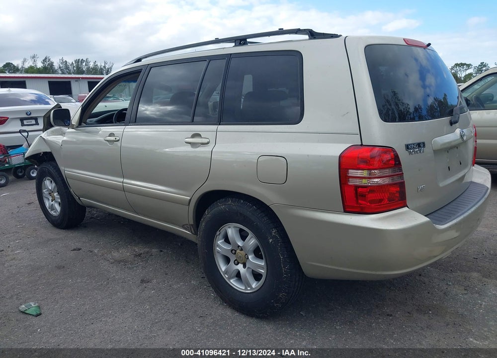 2002 TOYOTA HIGHLANDER V6 VIN: JTEGF21A320042063