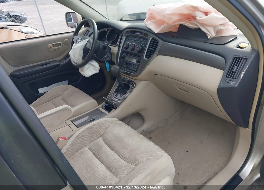2002 TOYOTA HIGHLANDER V6 VIN: JTEGF21A320042063