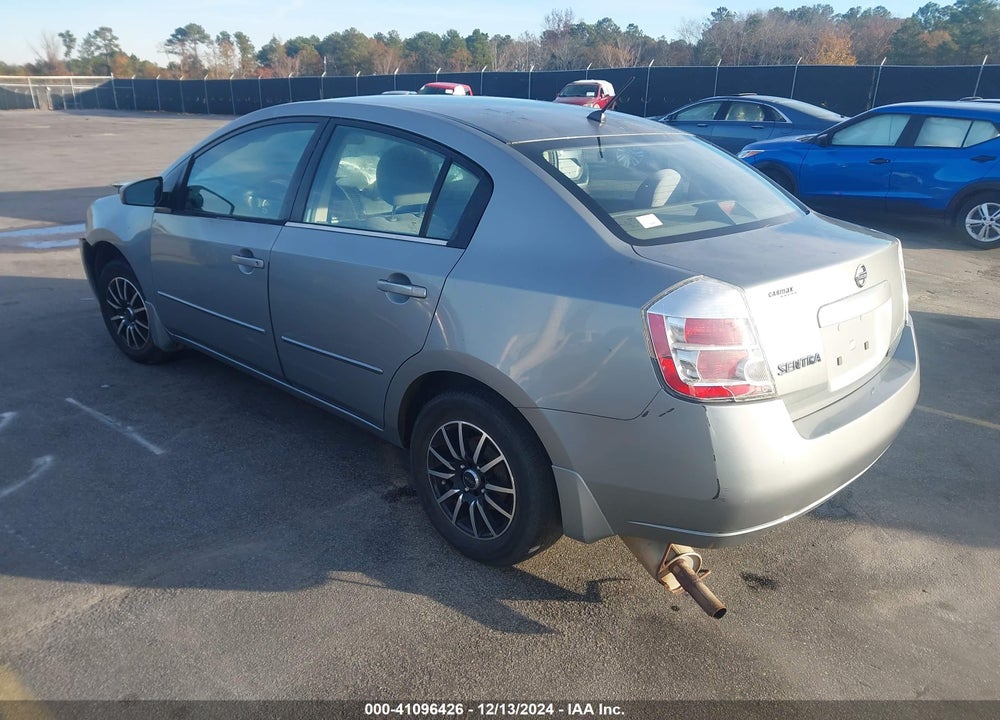 2008 NISSAN SENTRA VIN: 3N1AB61E38L696186