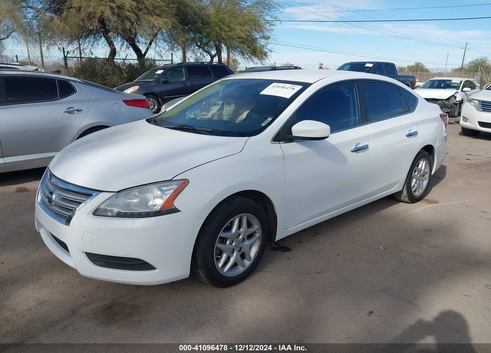2015 NISSAN SENTRA SV VIN: 3N1AB7AP9FY214487