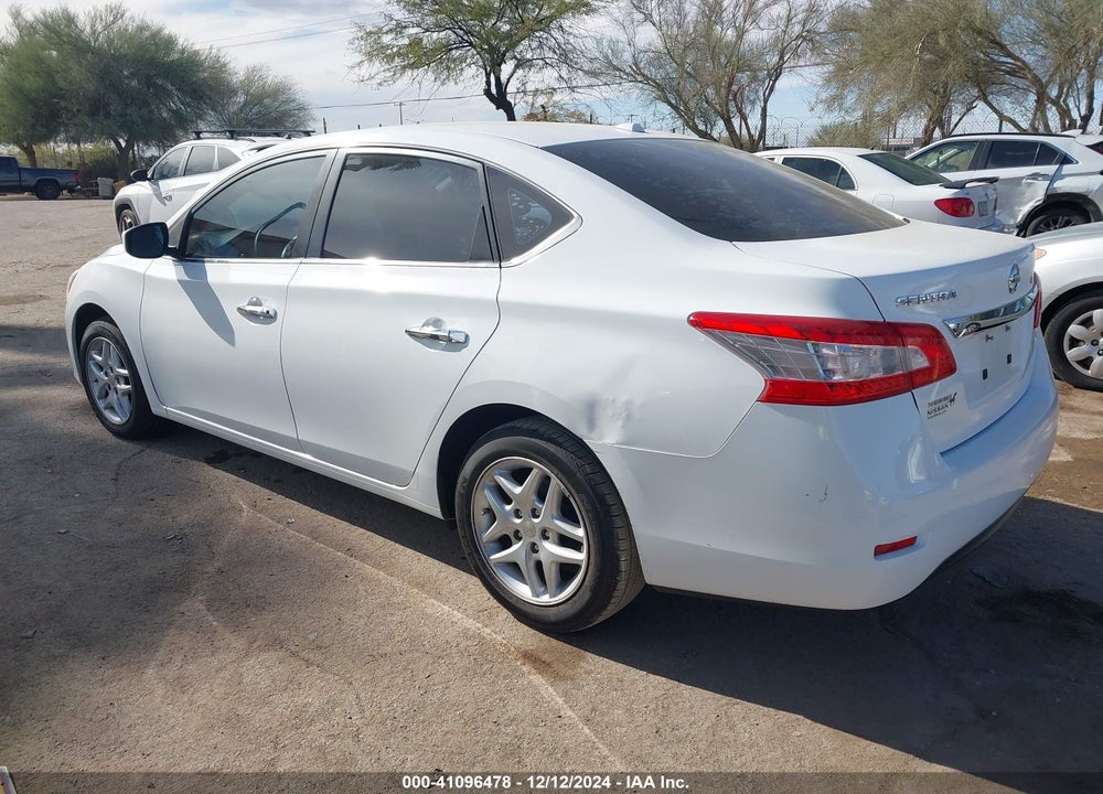 2015 NISSAN SENTRA SV VIN: 3N1AB7AP9FY214487
