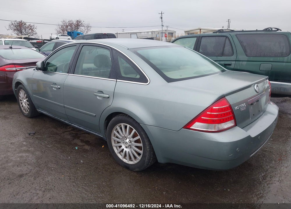2005 MERCURY MONTEGO PREMIER VIN: 1MEHM43135G618901