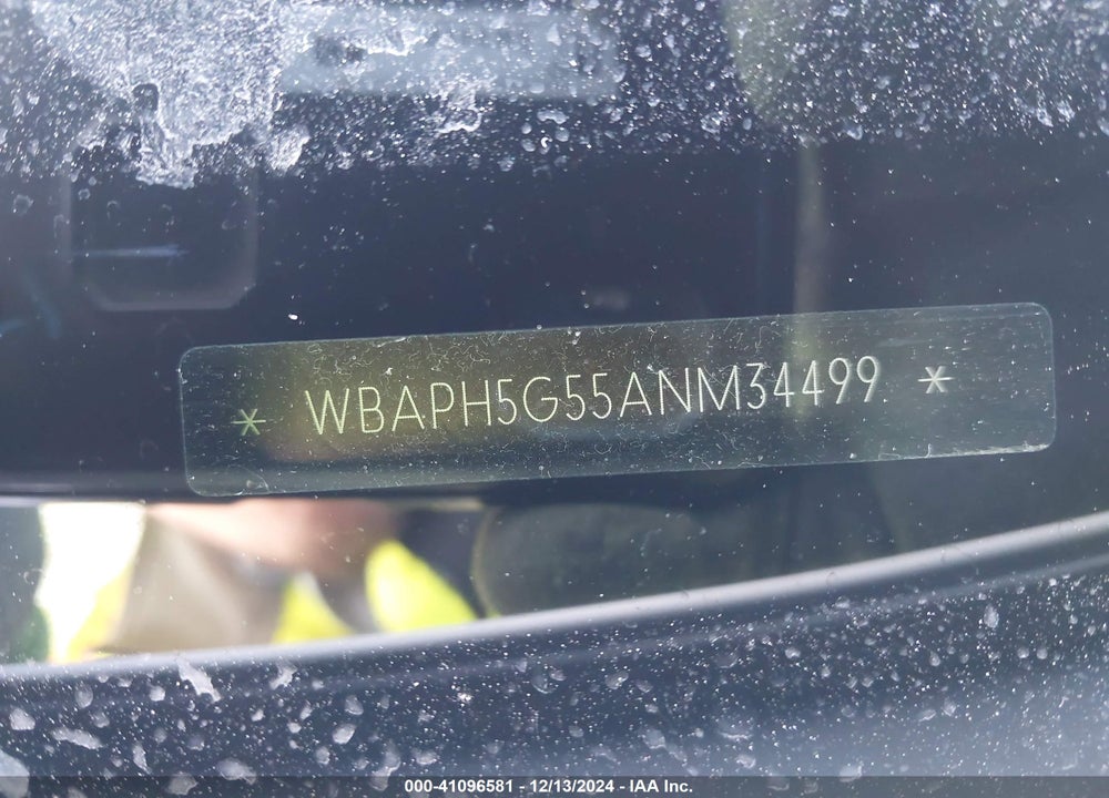 2010 BMW 328I VIN: WBAPH5G55ANM34499