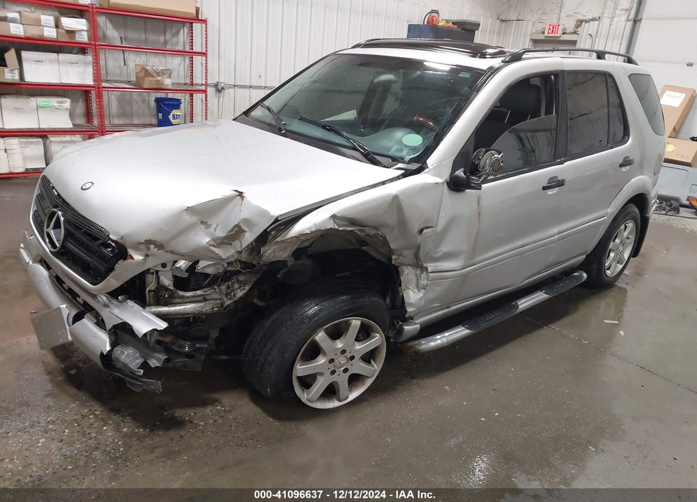 2000 MERCEDES-BENZ ML 430 VIN: 4JGAB72E2YA182060