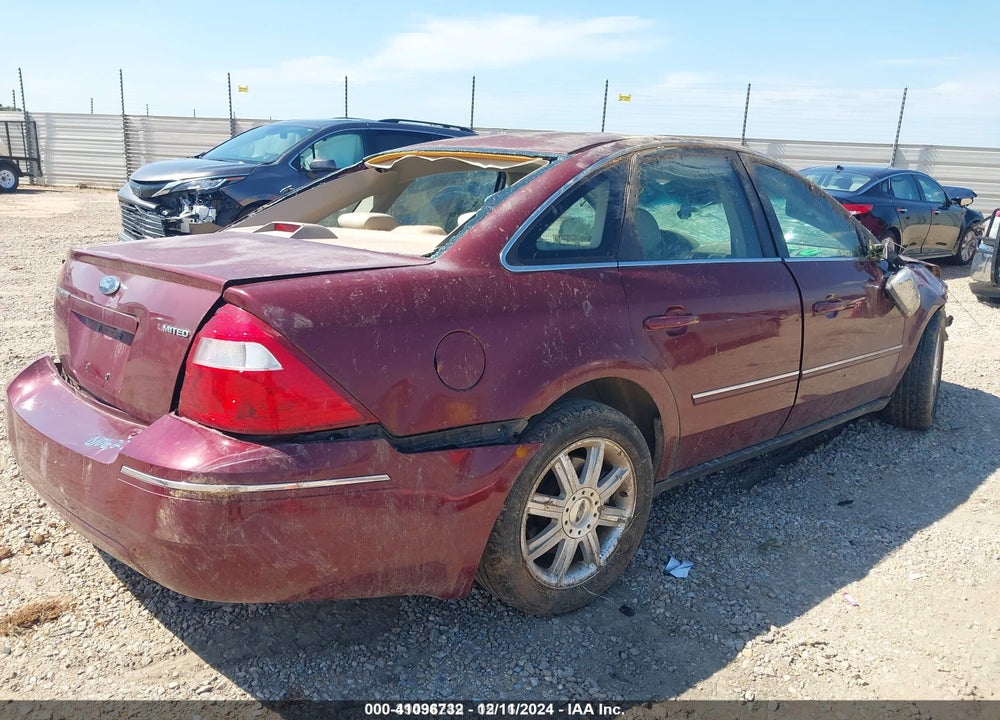 2005 FORD FIVE HUNDRED LIMITED VIN: 1FAFP25155G168983