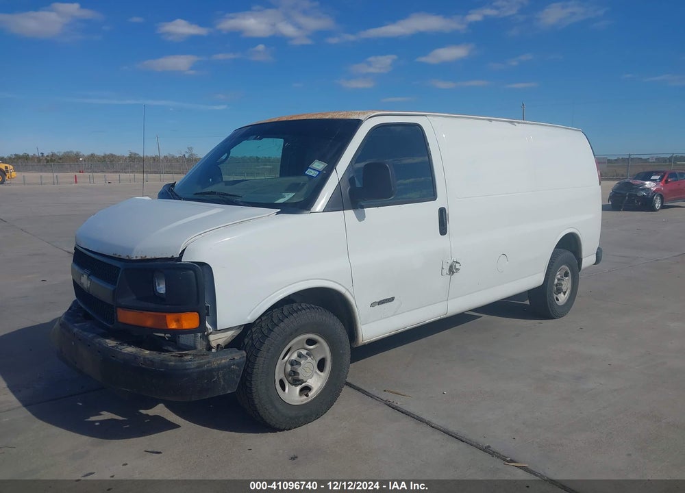 2006 CHEVROLET EXPRESS WORK VAN VIN: 1GCGG25VX61108493