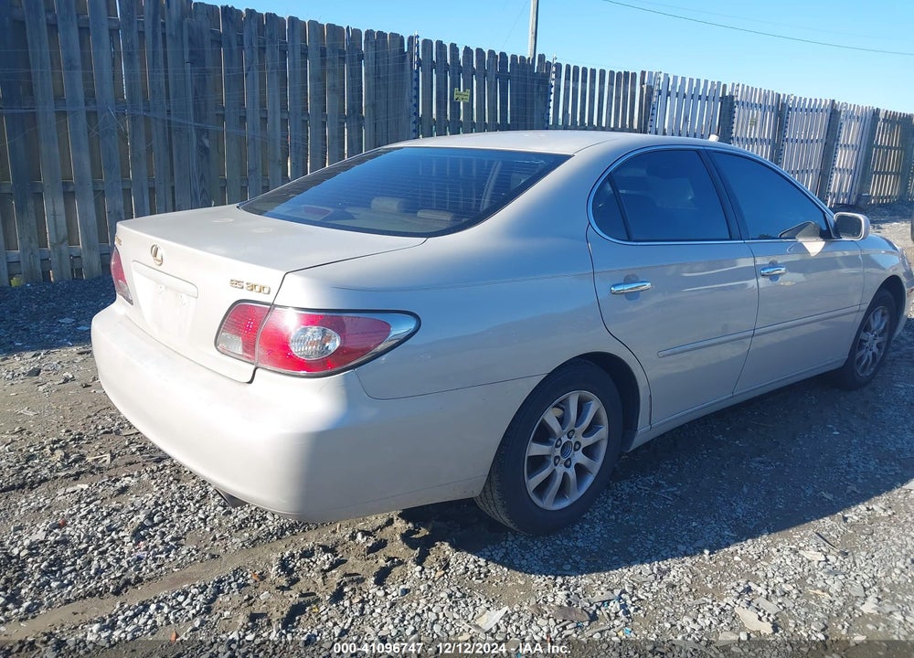 2003 LEXUS ES 300 VIN: JTHBF30G430141517