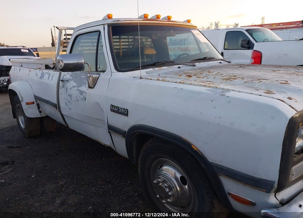 1991 DODGE D-SERIES D300/D350 VIN: 1B7ME3687MS211935