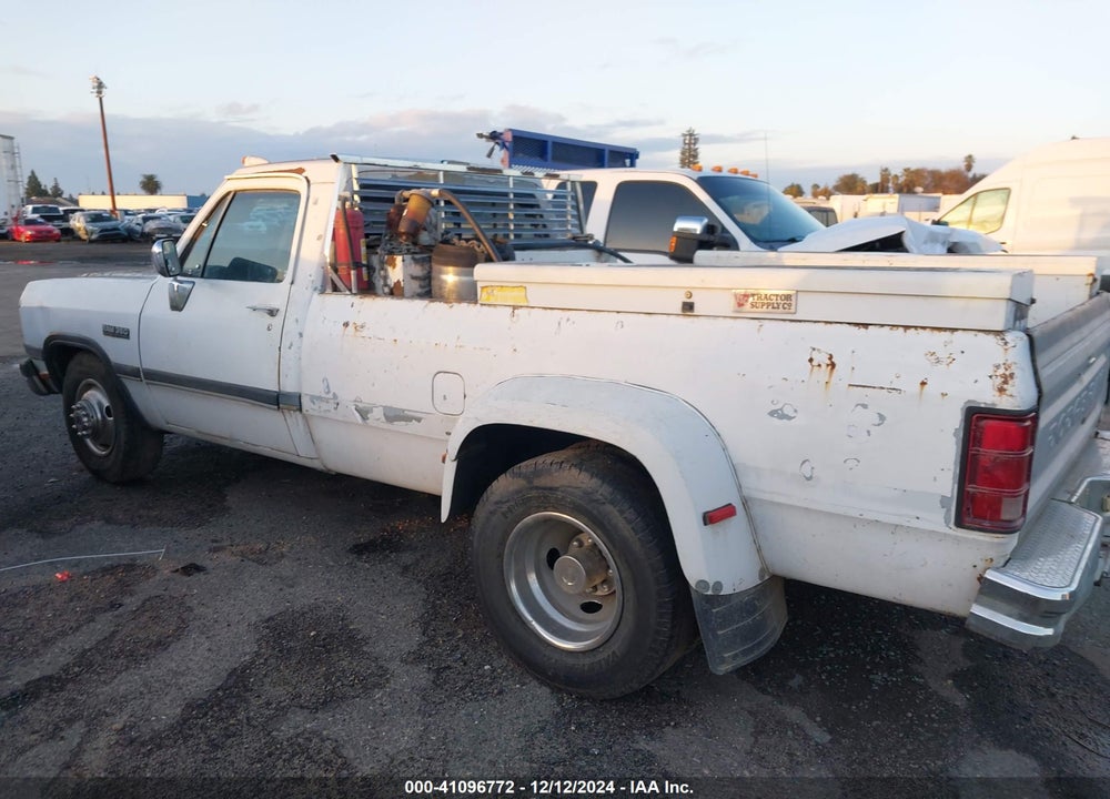 1991 DODGE D-SERIES D300/D350 VIN: 1B7ME3687MS211935