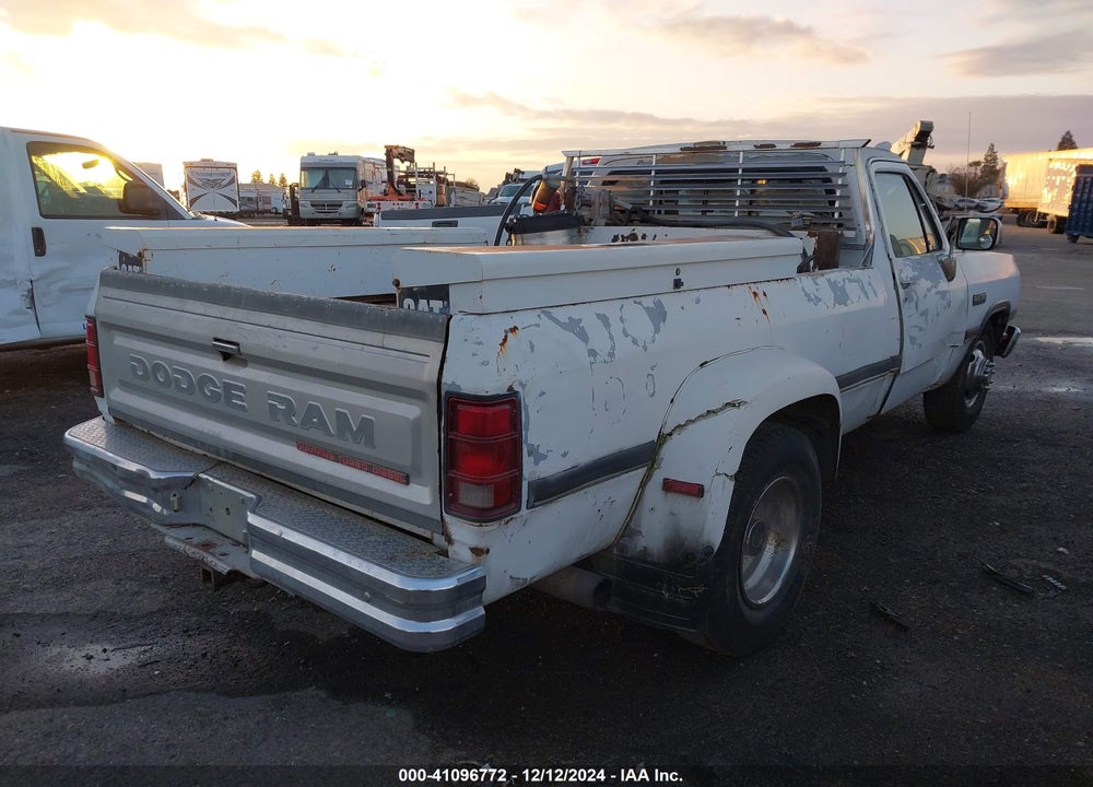 1991 DODGE D-SERIES D300/D350 VIN: 1B7ME3687MS211935