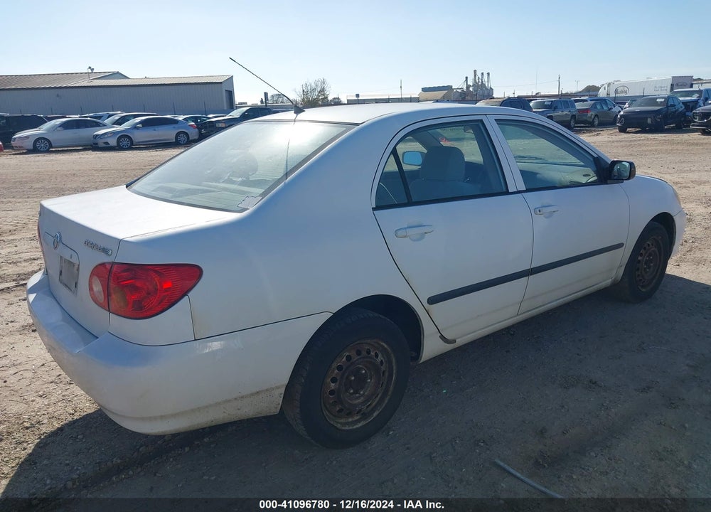 2004 TOYOTA COROLLA CE VIN: 2T1BR32E04C190399