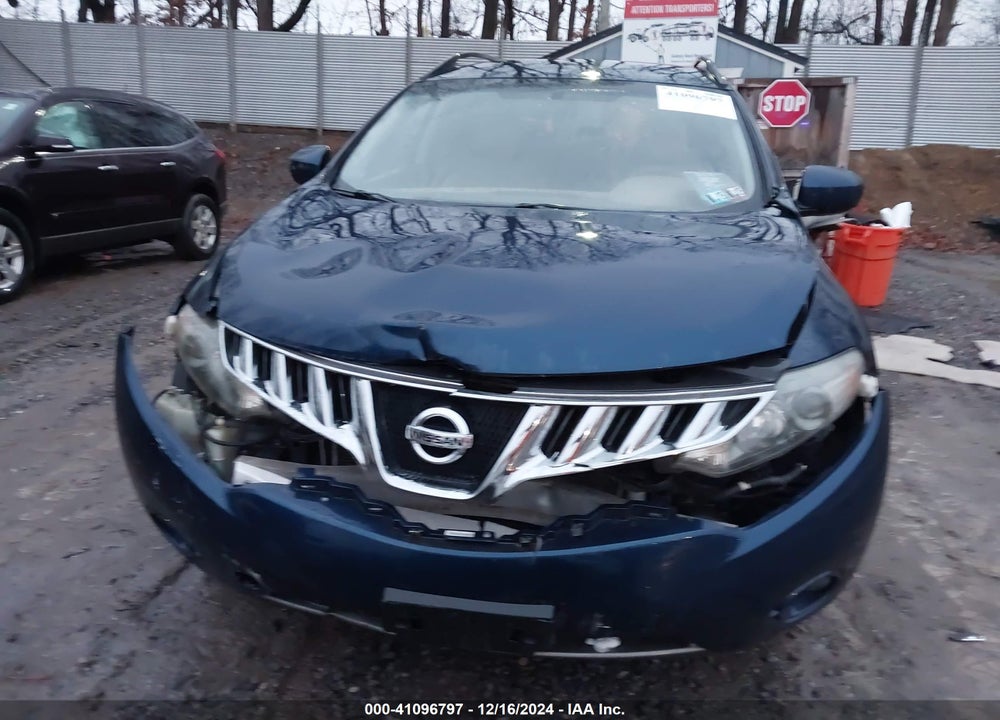 2009 NISSAN MURANO SL VIN: JN8AZ18W49W142343