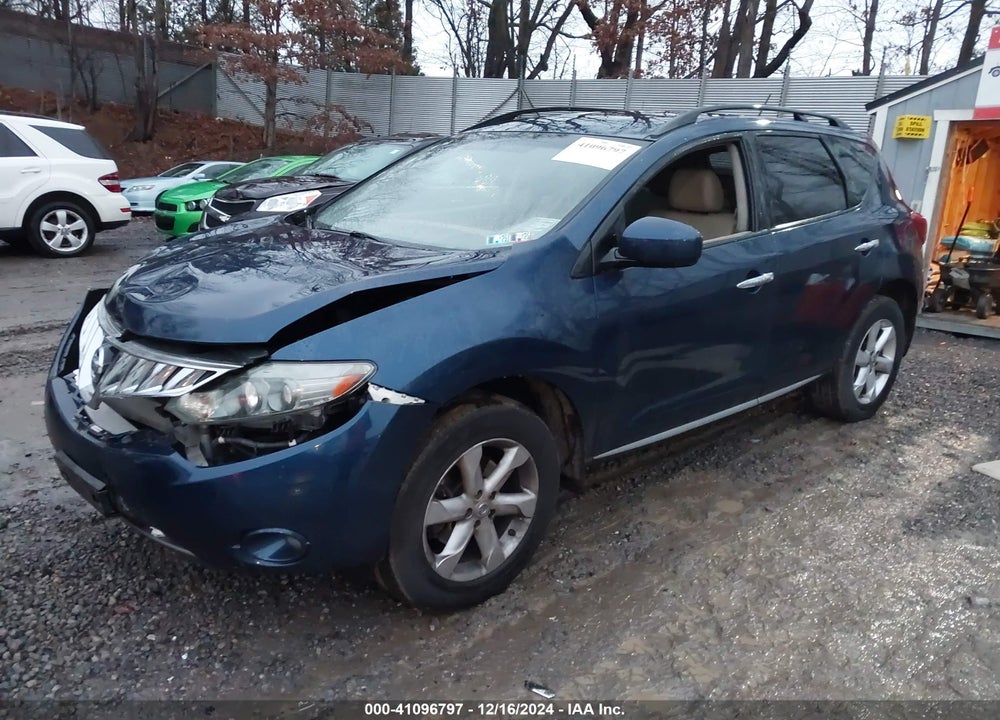 2009 NISSAN MURANO SL VIN: JN8AZ18W49W142343