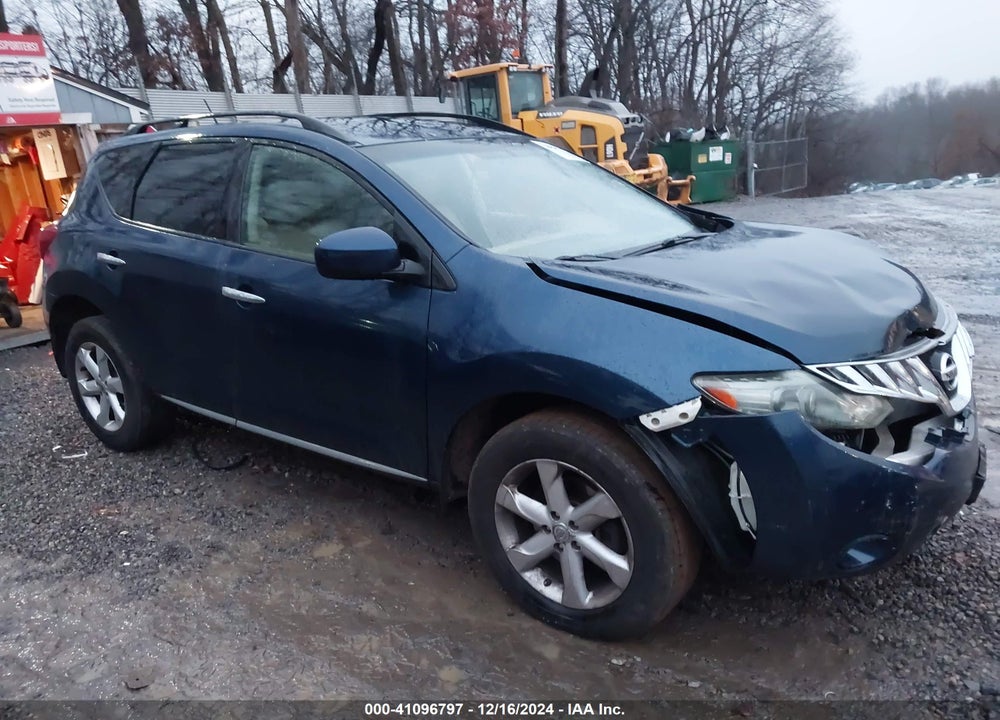 2009 NISSAN MURANO SL VIN: JN8AZ18W49W142343