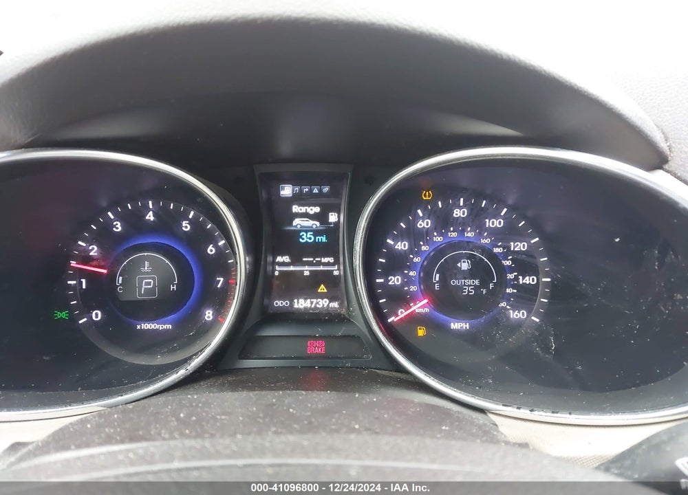 2013 HYUNDAI SANTA FE SPORT 2.0T VIN: 5XYZW3LA1DG009432