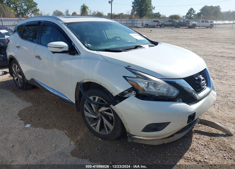 2016 NISSAN MURANO PLATINUM VIN: 5N1AZ2MG6GN123775
