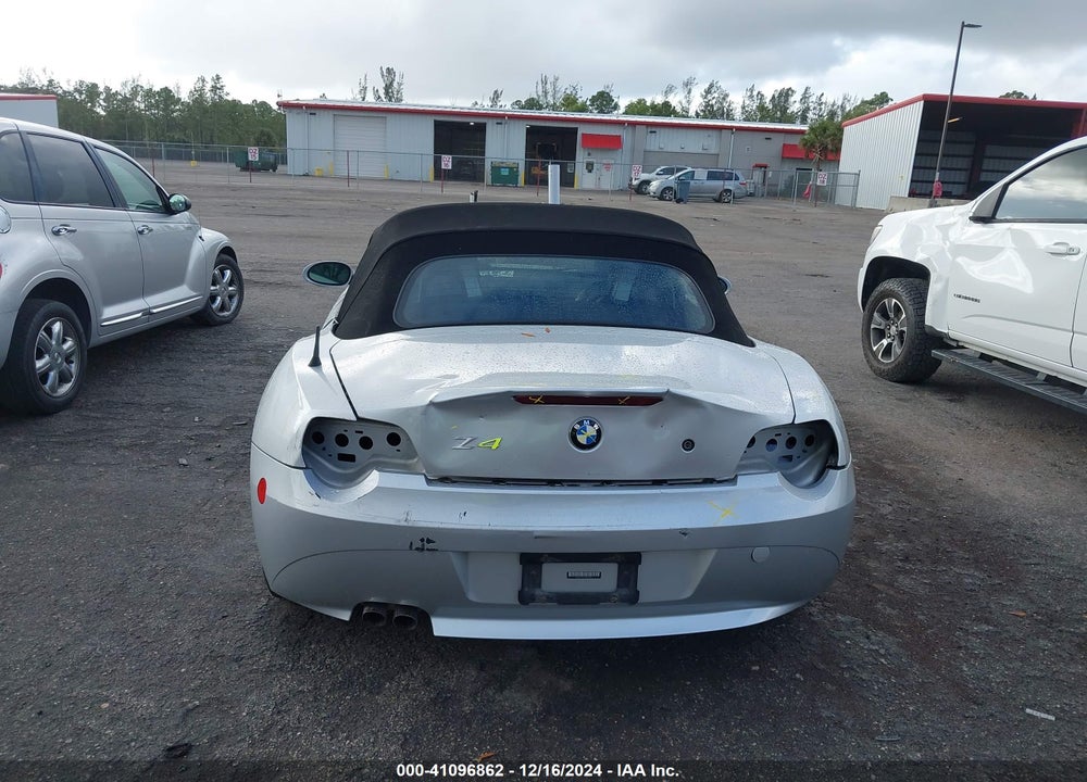 2003 BMW Z4 2.5I VIN: 4USBT33413LR60621