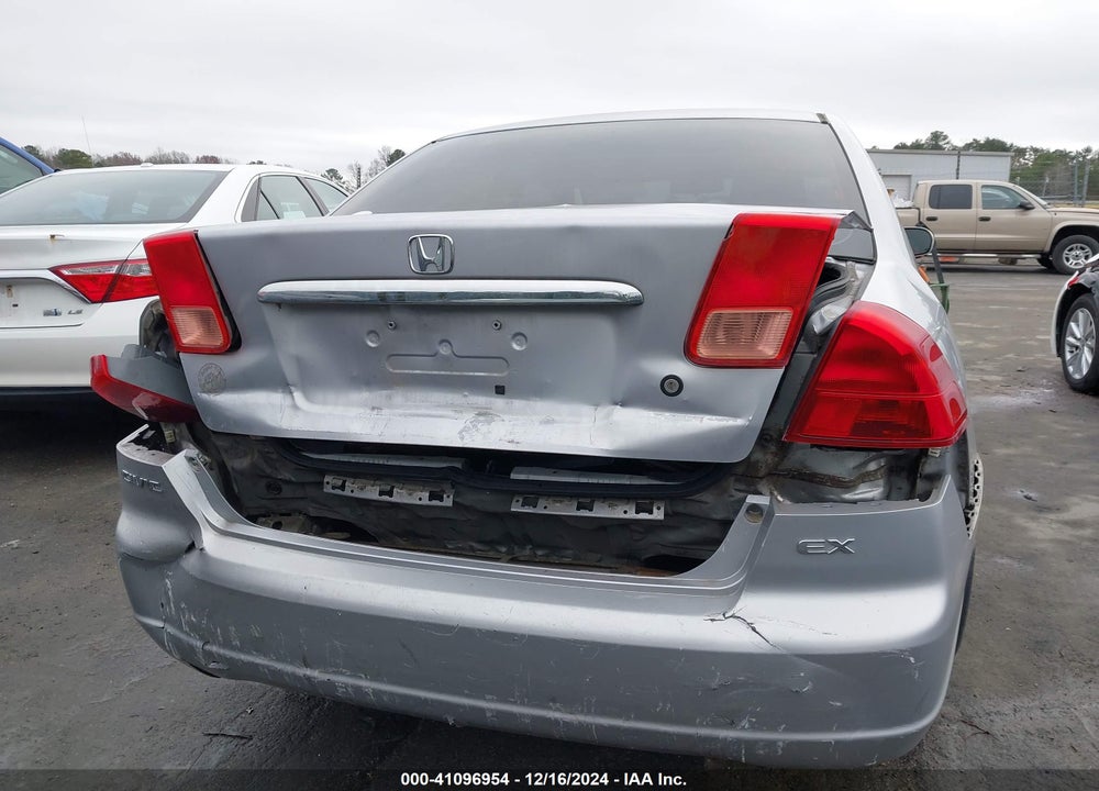 2002 HONDA CIVIC EX VIN: 1HGES25792L002852