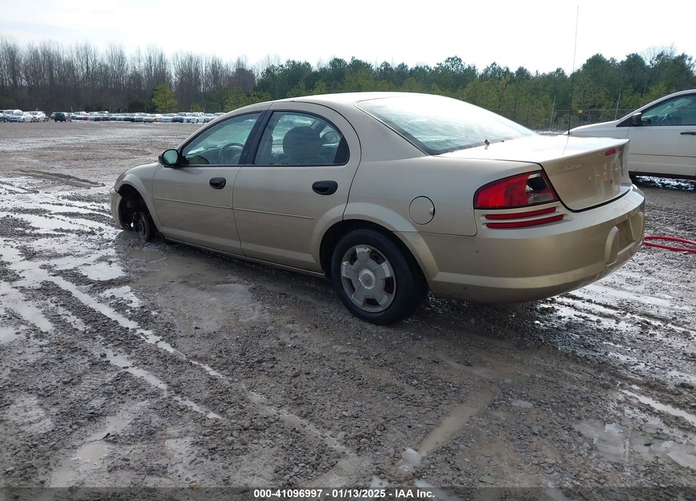 2003 DODGE STRATUS SE VIN: 1B3EL36X83N589701