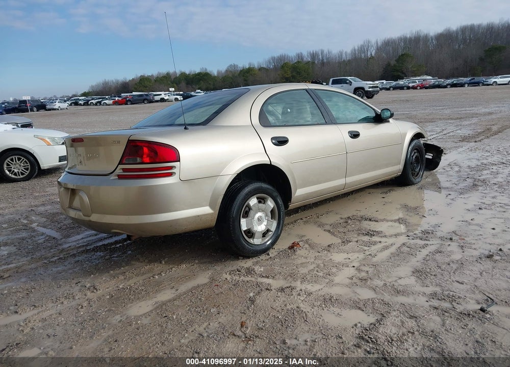 2003 DODGE STRATUS SE VIN: 1B3EL36X83N589701
