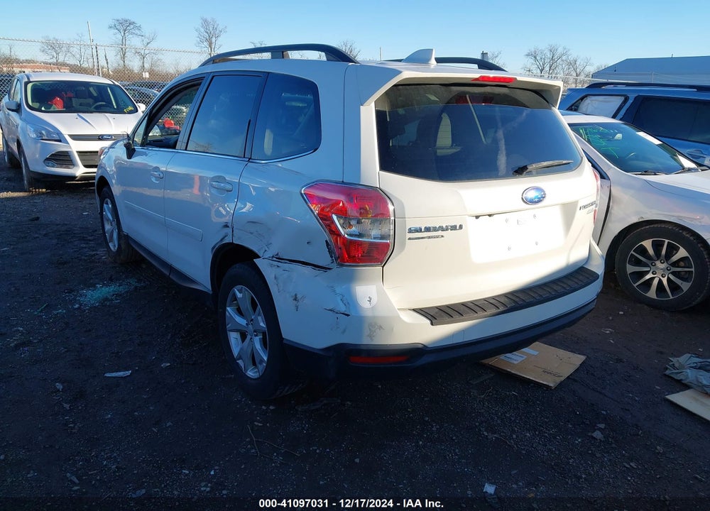 2016 SUBARU FORESTER 2.5I LIMITED VIN: JF2SJAHC1GH407400