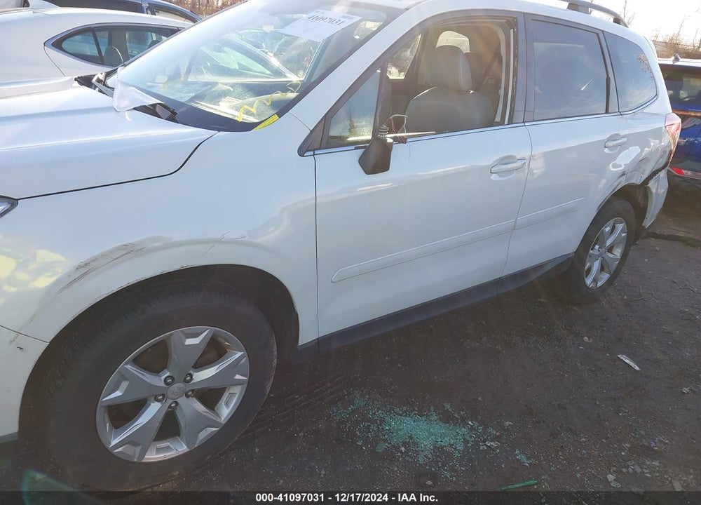 2016 SUBARU FORESTER 2.5I LIMITED VIN: JF2SJAHC1GH407400