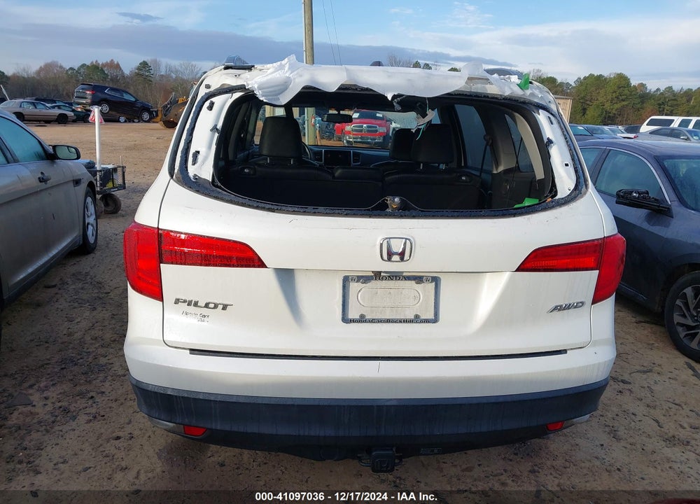 2017 HONDA PILOT EX-L VIN: 5FNYF6H56HB036860