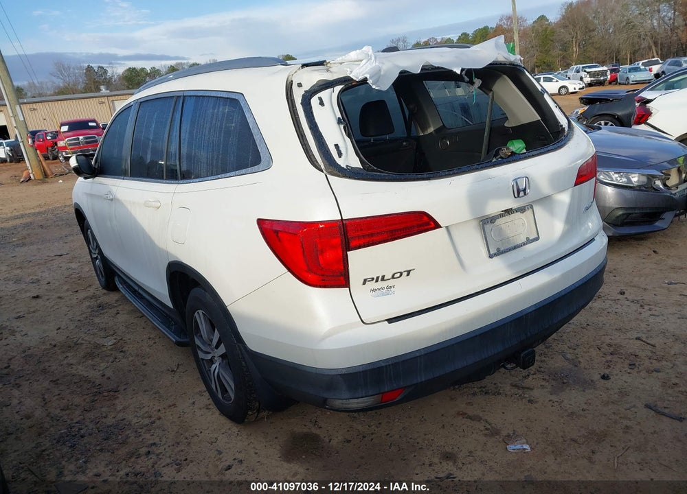 2017 HONDA PILOT EX-L VIN: 5FNYF6H56HB036860