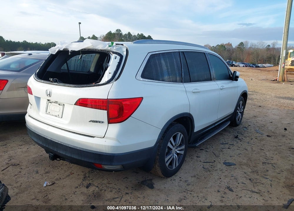 2017 HONDA PILOT EX-L VIN: 5FNYF6H56HB036860