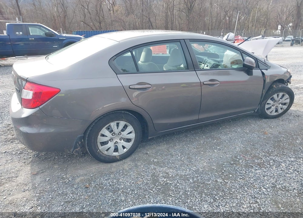 2012 HONDA CIVIC SDN VIN: 19XFB2F57CE100532
