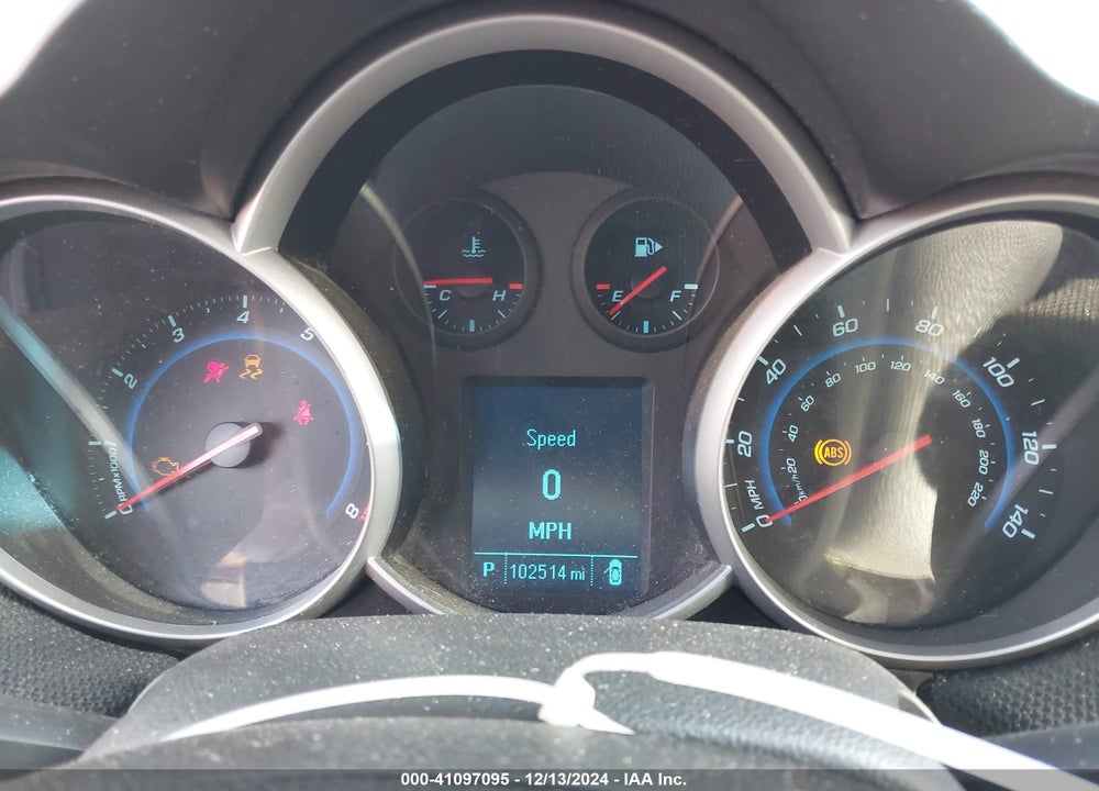 2012 CHEVROLET CRUZE 1LT VIN: 1G1PF5SC2C7397958