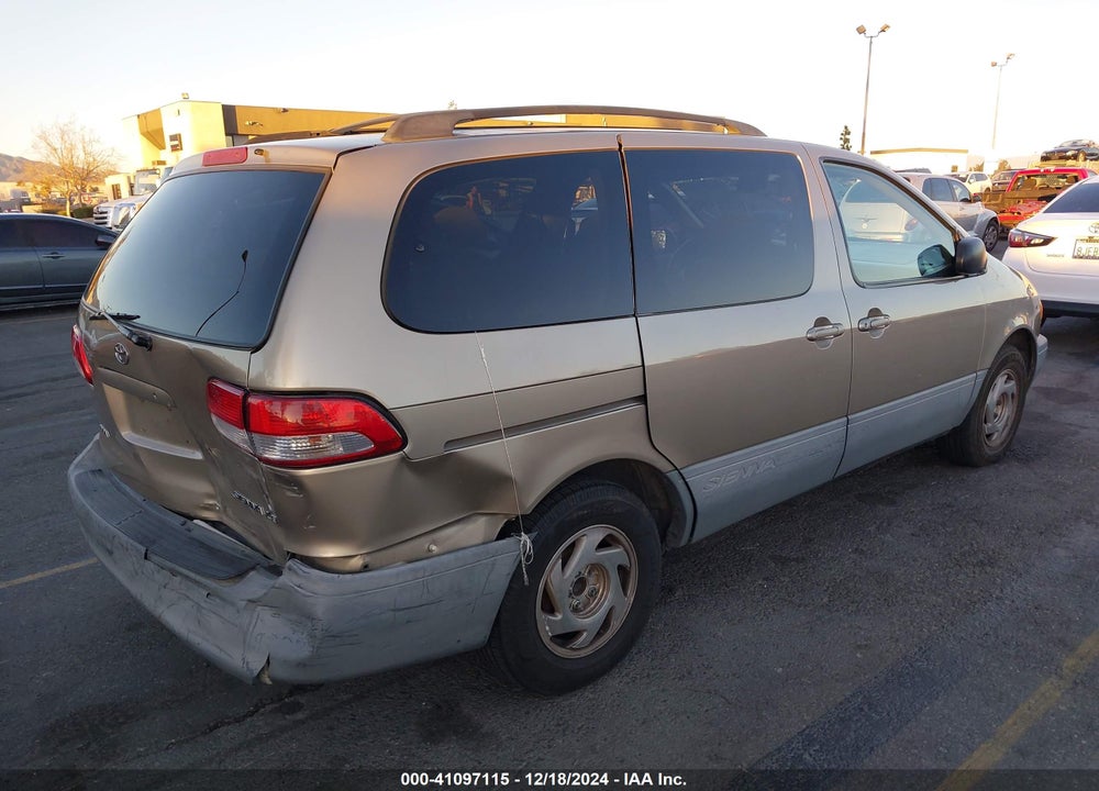 2001 TOYOTA SIENNA LE VIN: 4T3ZF13C61U336878