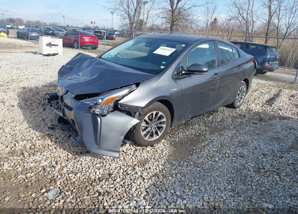 2019 TOYOTA PRIUS XLE VIN: JTDKARFU8K3098331