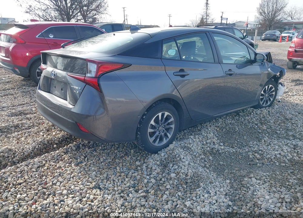 2019 TOYOTA PRIUS XLE VIN: JTDKARFU8K3098331
