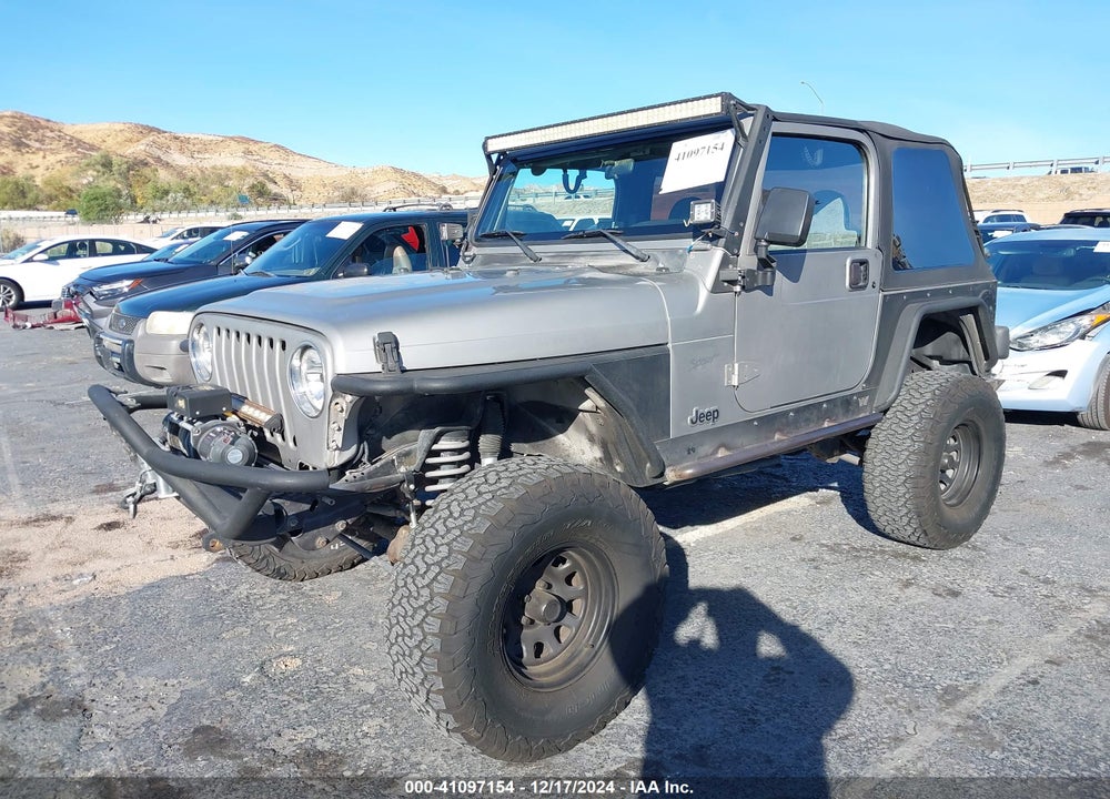 2000 JEEP WRANGLER SPORT VIN: 1J4FA49S1YP791994