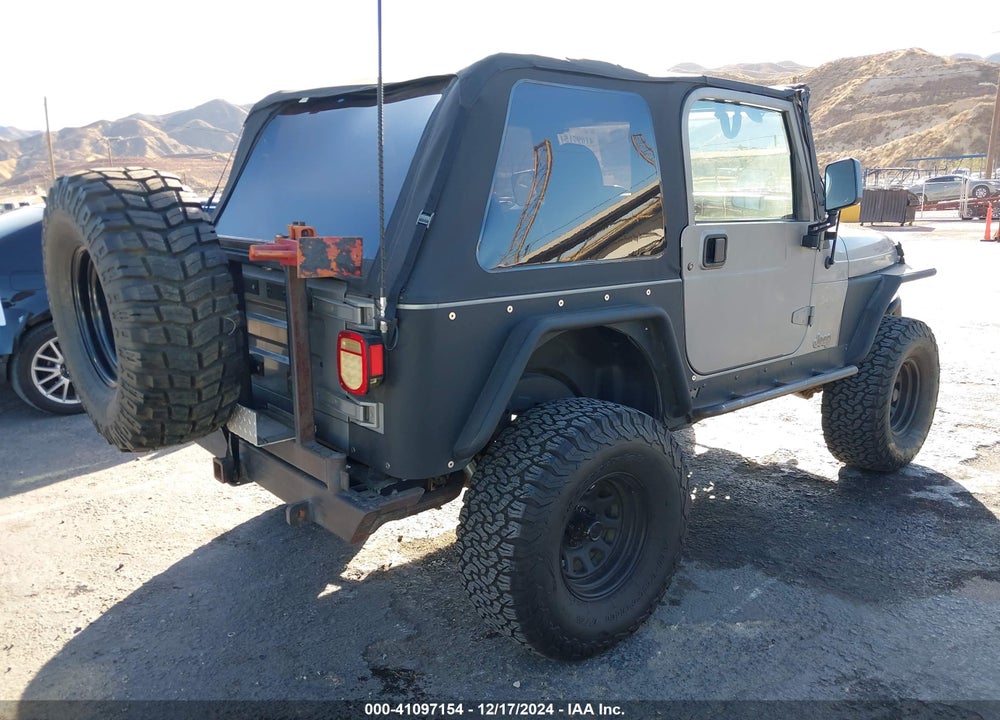 2000 JEEP WRANGLER SPORT VIN: 1J4FA49S1YP791994