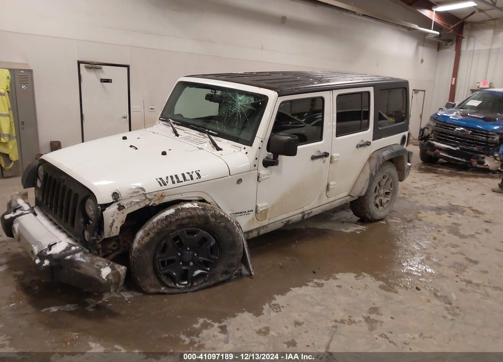 2016 JEEP WRANGLER UNLIMITED WILLYS WHEELER VIN: 1C4BJWDGXGL343410