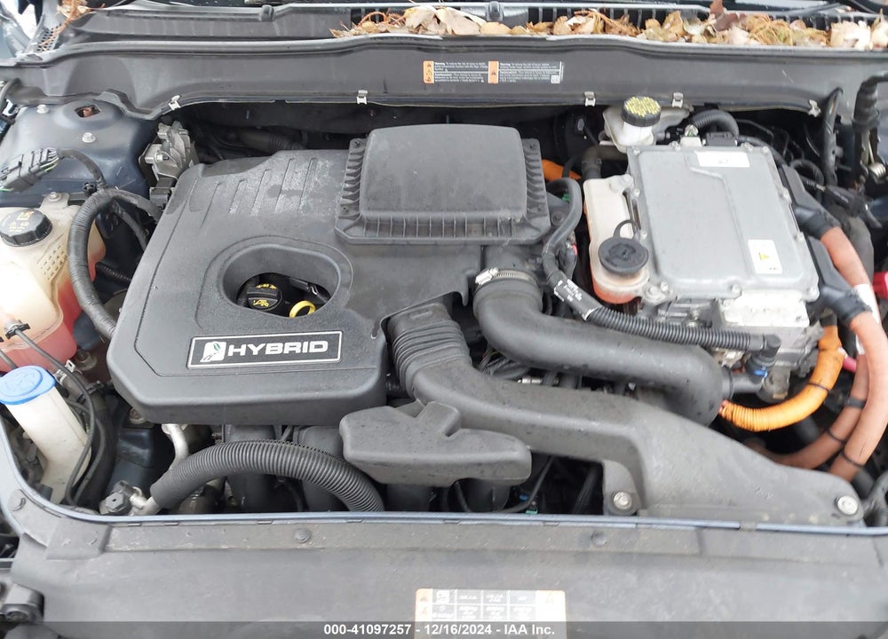 2019 FORD FUSION HYBRID SE VIN: 3FA6P0LU9KR107626