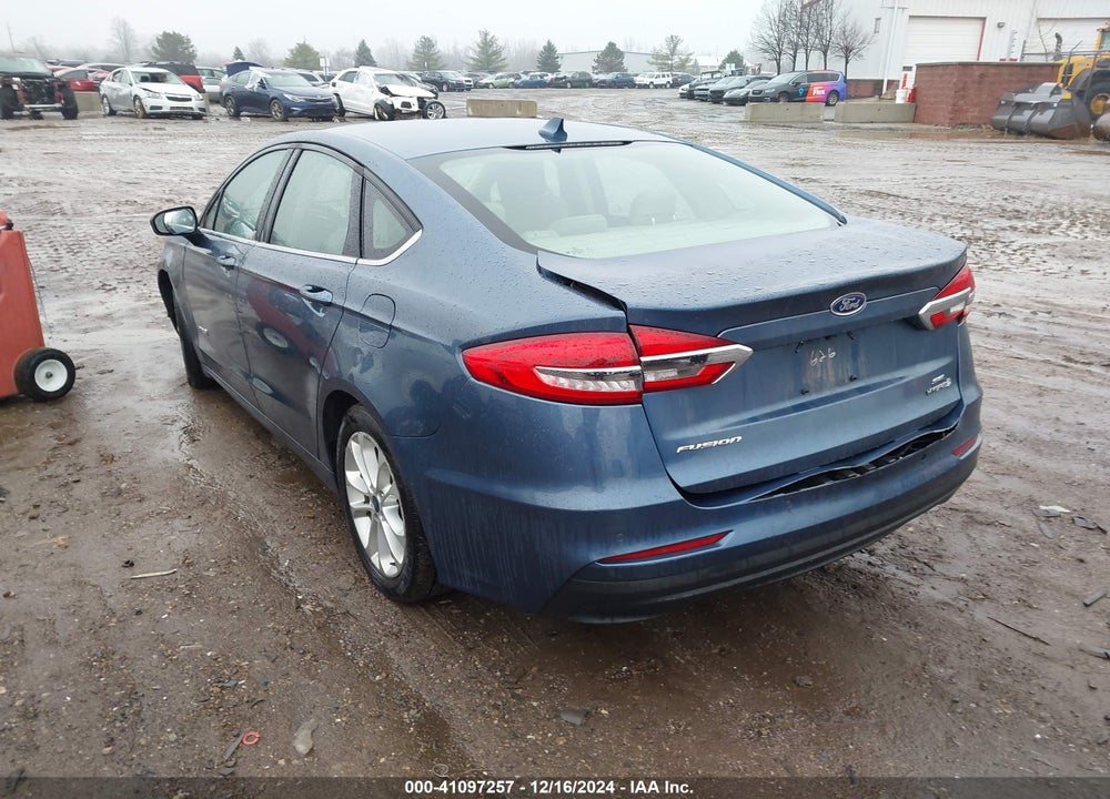 2019 FORD FUSION HYBRID SE VIN: 3FA6P0LU9KR107626
