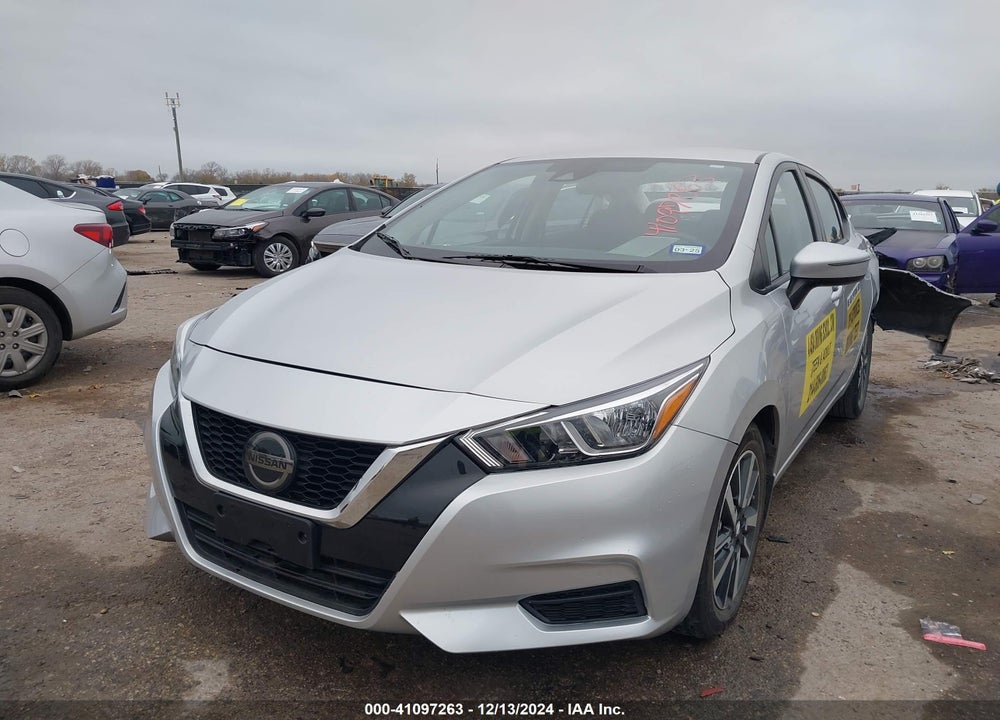 2021 NISSAN VERSA SV XTRONIC CVT VIN: 3N1CN8EV4ML807358