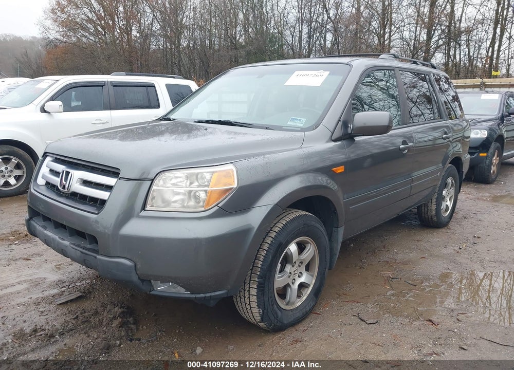 2008 HONDA PILOT EX-L VIN: 5FNYF28578B028288