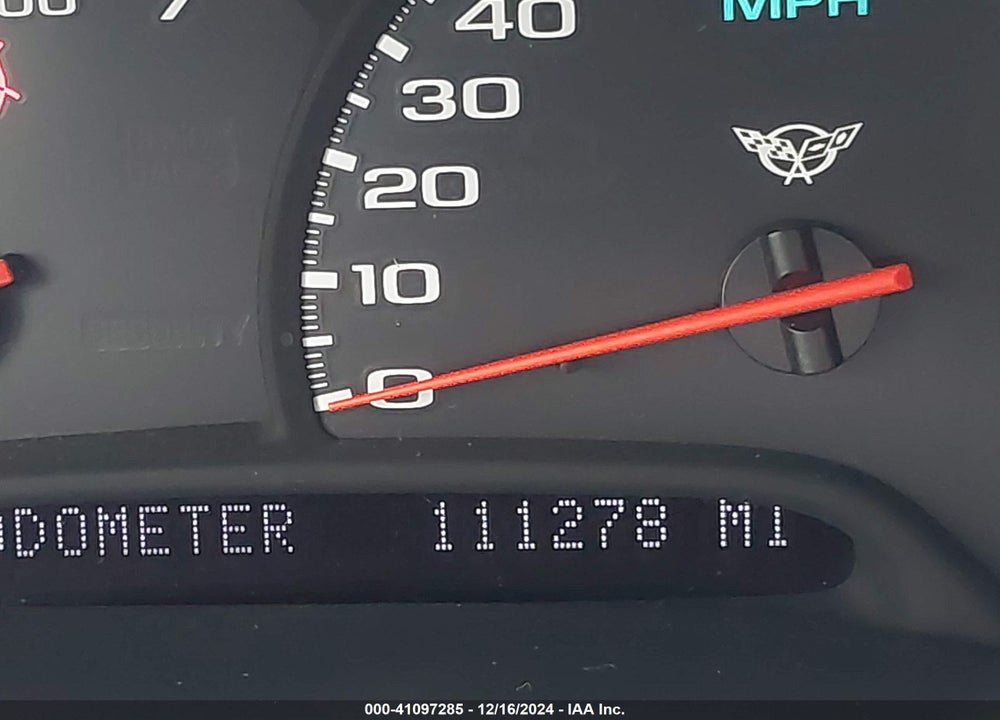 2001 CHEVROLET CORVETTE VIN: 1G1YY32G415101692