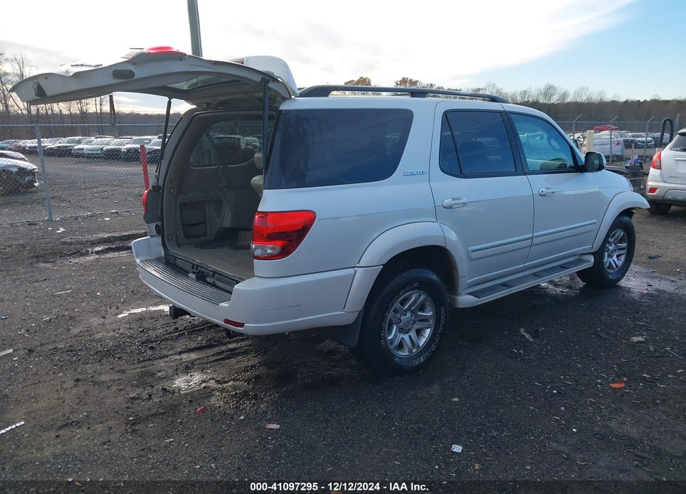 2006 TOYOTA SEQUOIA LIMITED V8 VIN: 5TDBT48A26S266694