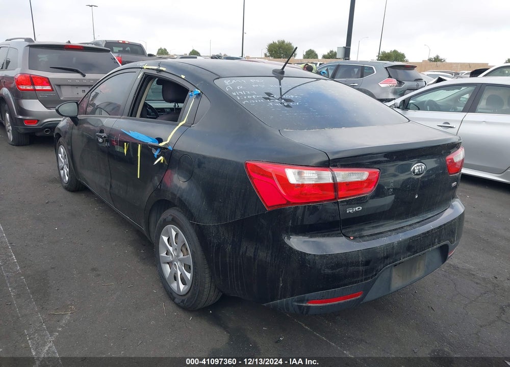 2013 KIA RIO LX VIN: KNADM4A32D6304811