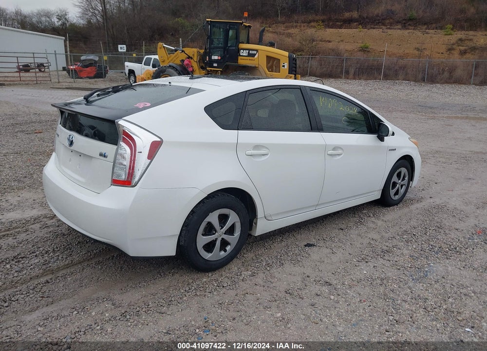 2012 TOYOTA PRIUS THREE VIN: JTDKN3DU2C5469865