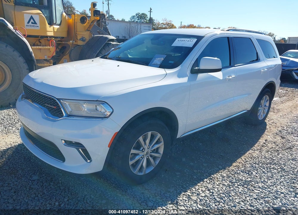 2022 DODGE DURANGO SXT AWD VIN: 1C4RDJAG6NC228040