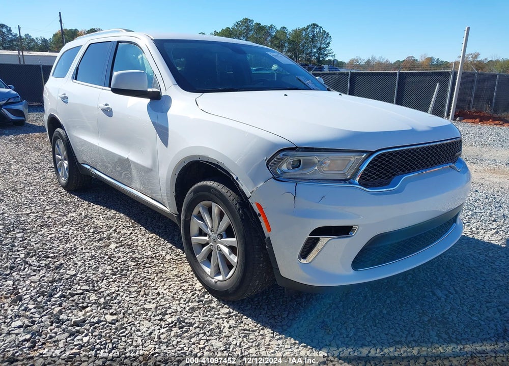 2022 DODGE DURANGO SXT AWD VIN: 1C4RDJAG6NC228040