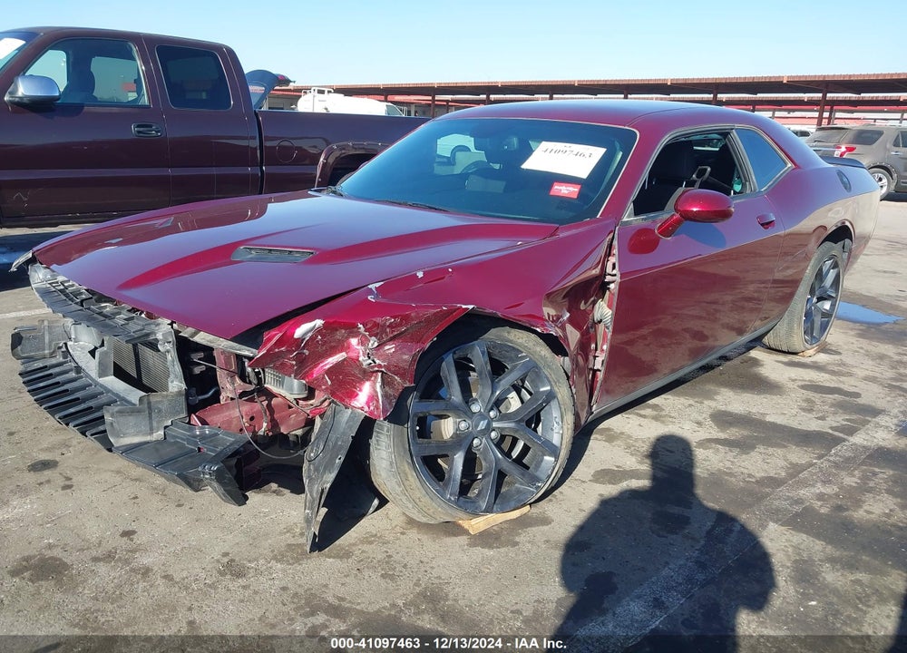 2022 DODGE CHALLENGER SXT VIN: 2C3CDZAG8NH185276