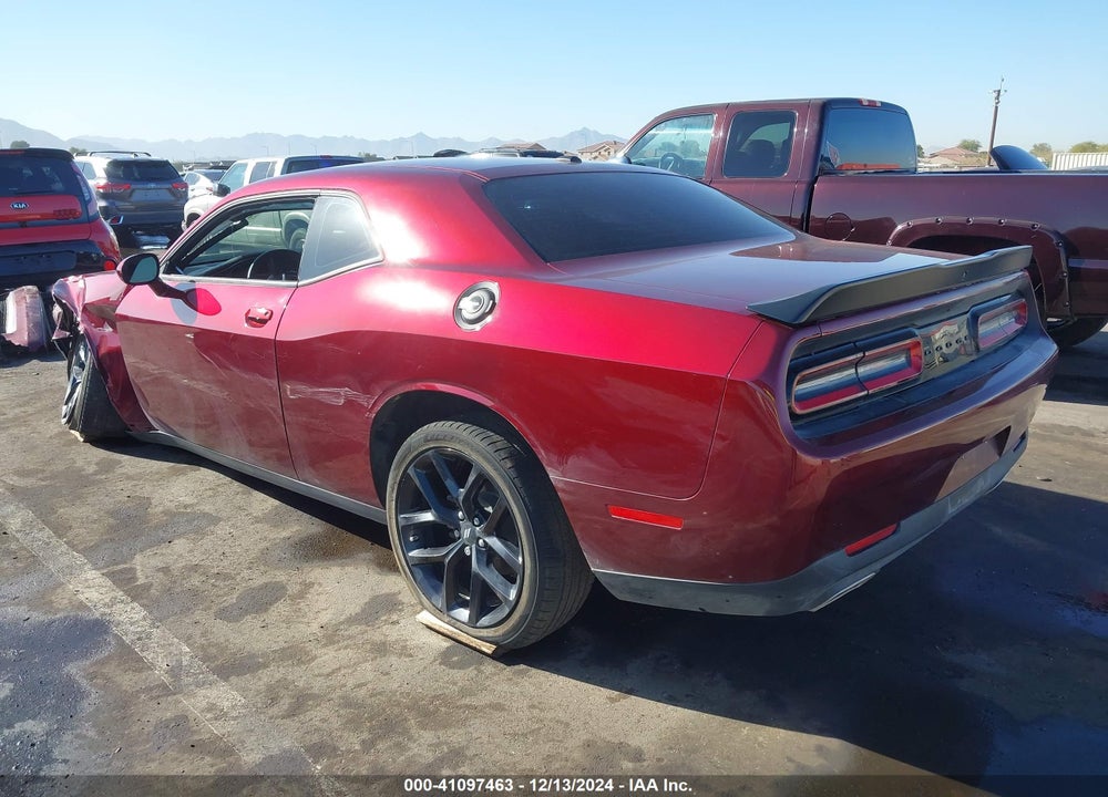 2022 DODGE CHALLENGER SXT VIN: 2C3CDZAG8NH185276