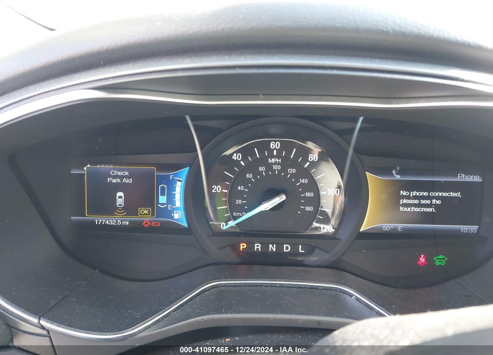 2013 FORD FUSION ENERGI TITANIUM VIN: 3FA6P0SUXDR285145